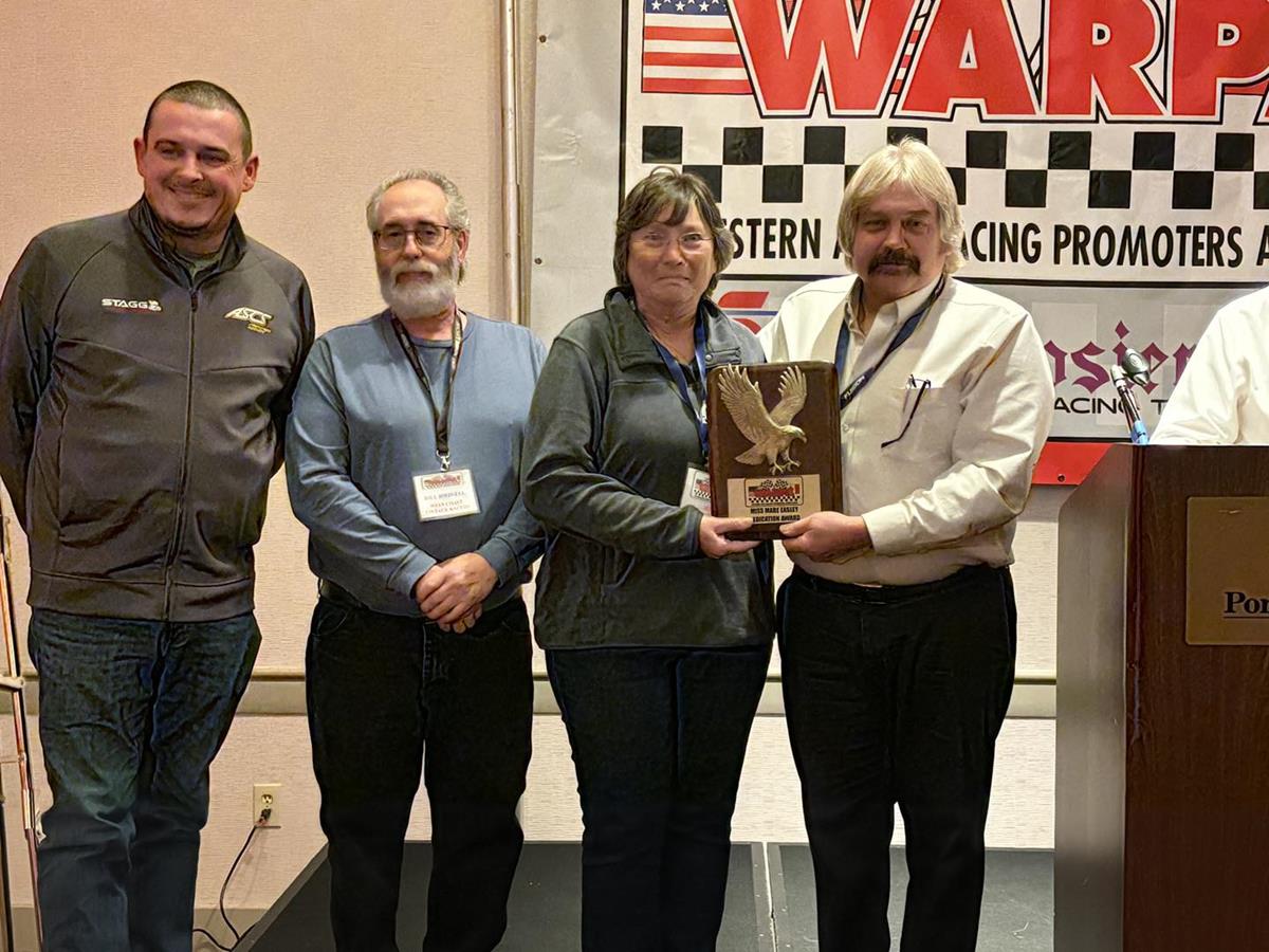 Pat Schepanowsky wins the Mare Easley Dedication Award!