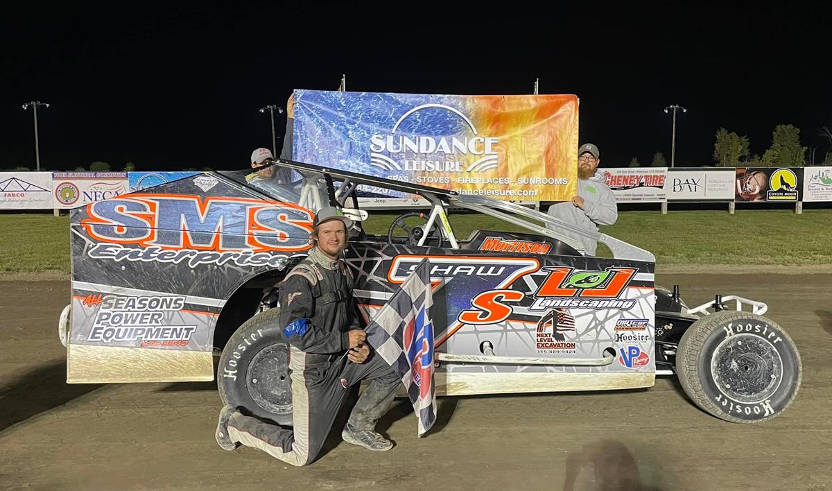 SHAUN SHAW SCORES HIS FIRST CAREER 358 MOD VICTORY AT CAN-AM ON CHAMPIONS NIGHT - FULLER, CORCORAN CROWNED TRACK CHAMPIONS