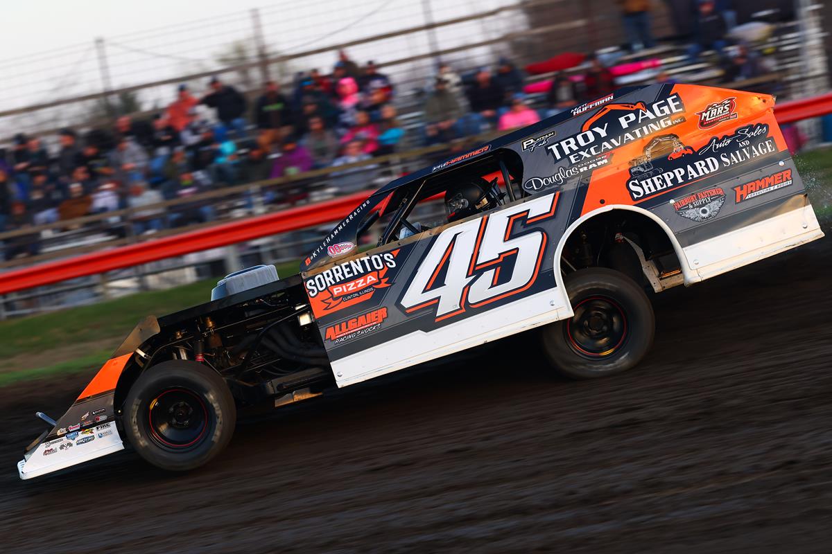 Farmer City Raceway (Farmer City, IL) – MARS Modified Championship Series – Illini 100 – April 11th-12th, 2025. (Josh James Artwork)