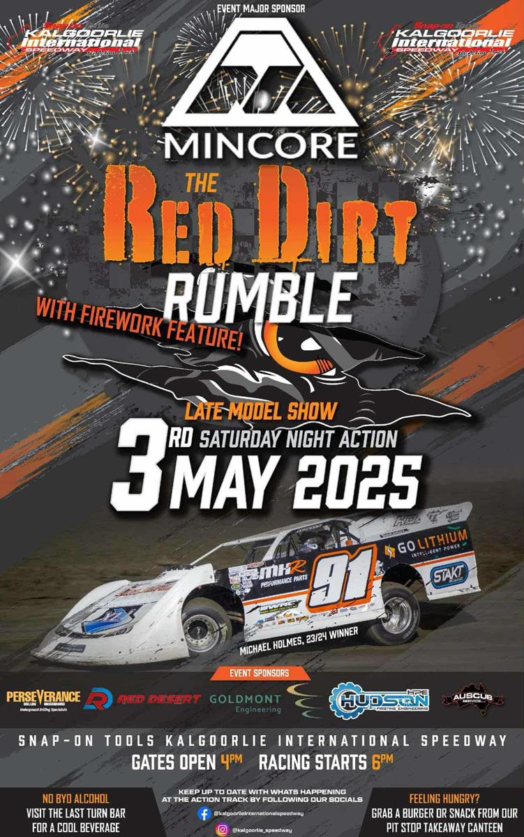 RED DIRT RUMBLE TO BE HOTLY CONTESTED!