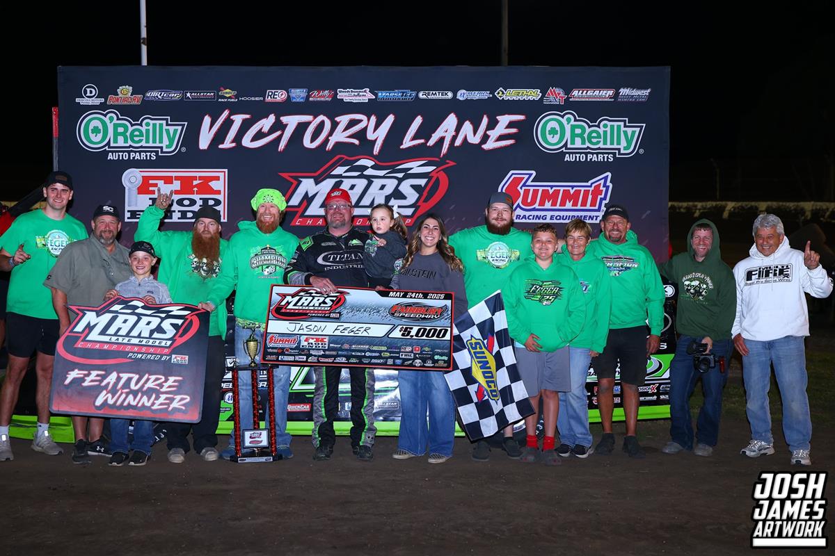 Fairbury Speedway (Fairbury, IL) – MARS Late Model Championship Series – FALS Triple Down Shootout – May 24th, 2025. (Josh James Artwork)