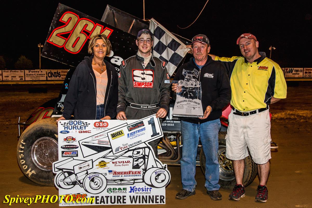 MATTOX WINS OKLAHOMA STATE CHAMPIONSHIP EVENT - DEAL TAKES OVER POINT LEAD