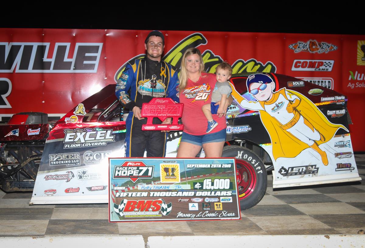 Thornton Jr. becomes first repeat champion of Race For Hope 71