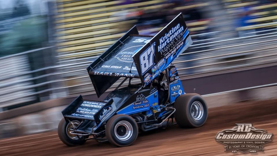 Austin Hartmann closes book on rookie campaign with IRA 410 Sprint Car Series