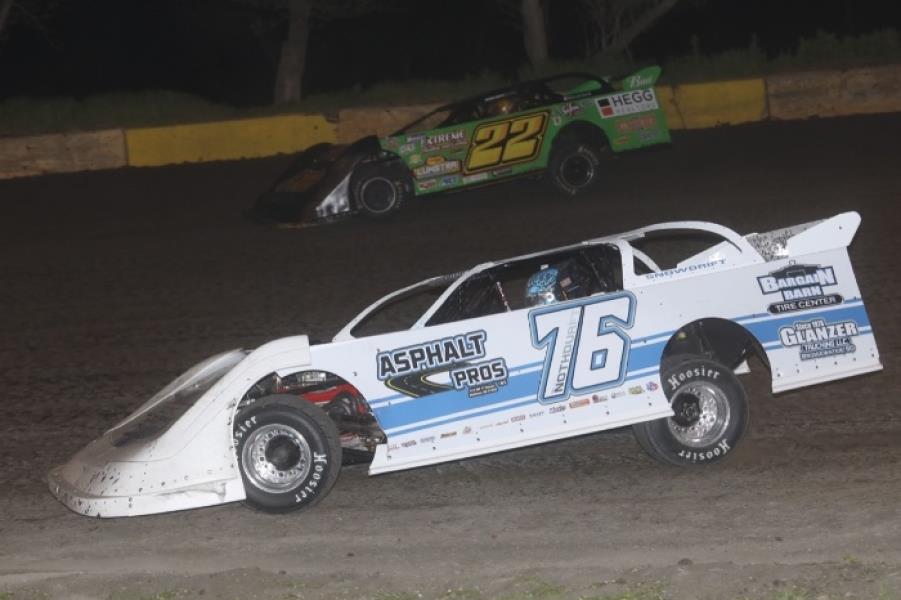 Podium finish with Tri-State Late Models at Rapid Speedway
