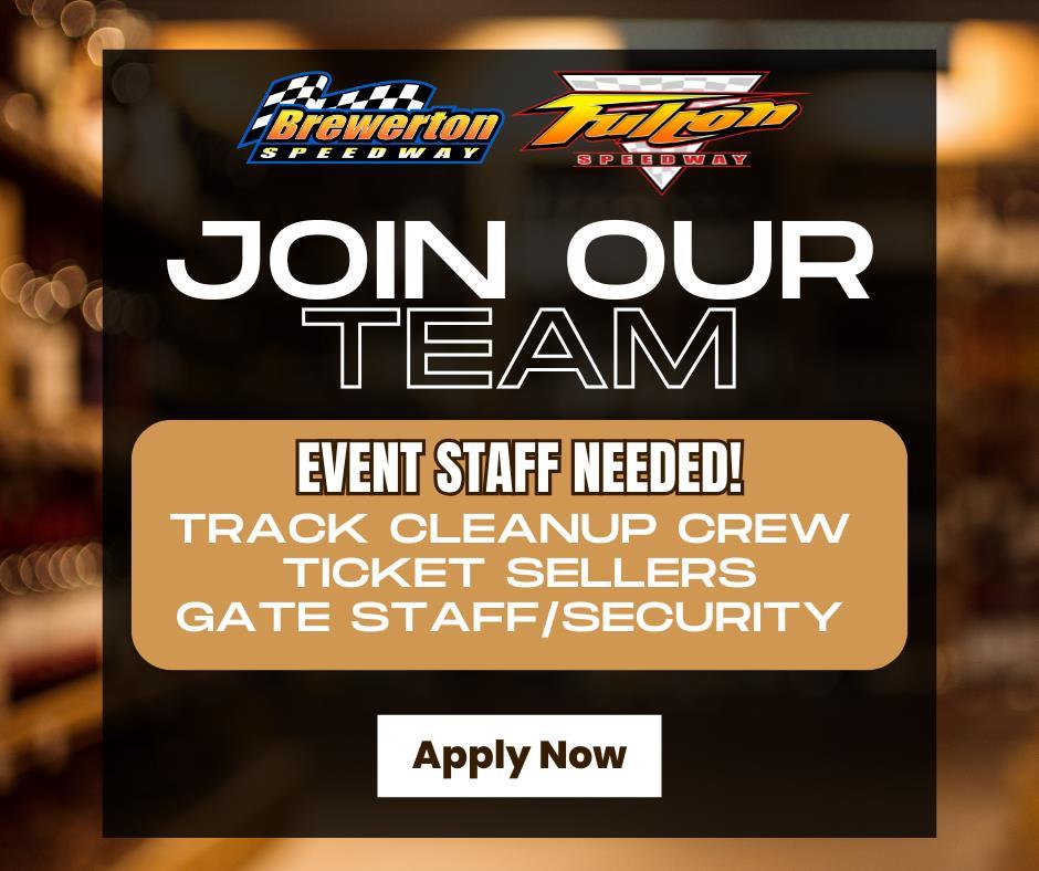 Now Hiring Event Staff