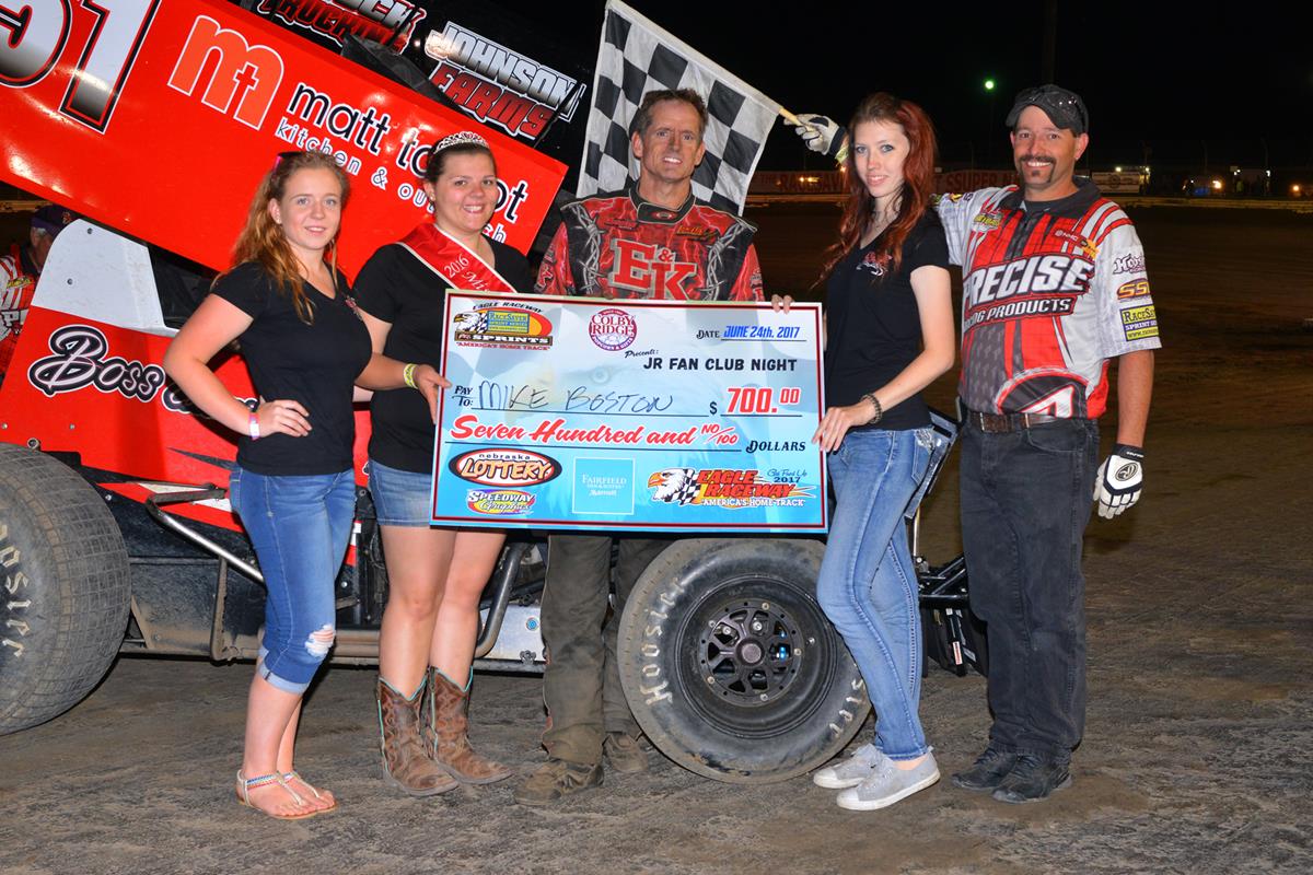 Boston, Borgman, Ware, Cronin & Homan win at Jr. Fan Club Night
