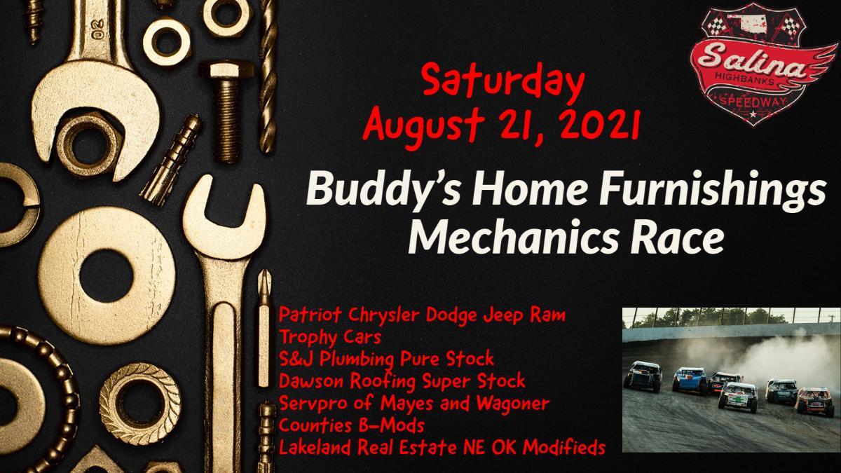 Saturday, August 21, 2021 Mechanics Race