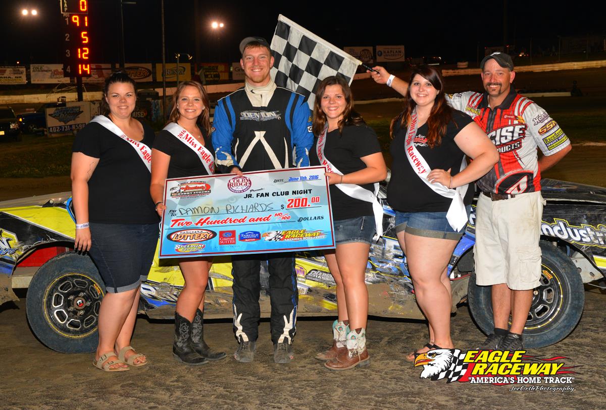 Richards, Gullion, Roth, Andersen & Cronin are victorious for Jr Fan Club Night