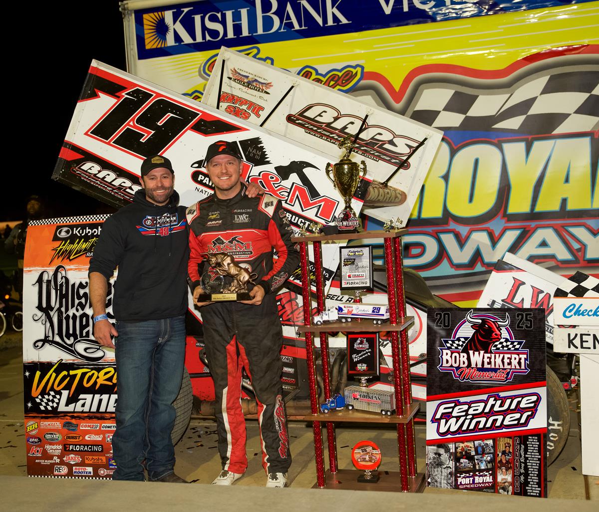 Brent Marks Claims $20K Win in Night 2 of Bob Weikert Memorial; Dillan Stake Dominates in Limited Late Model