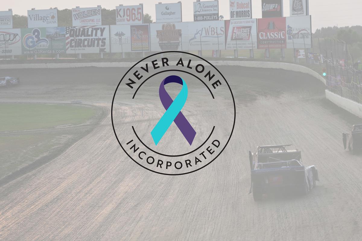 WISSOTA and Never Alone Partner Again for 50/50 Raffle at 2025 WISSOTA 100