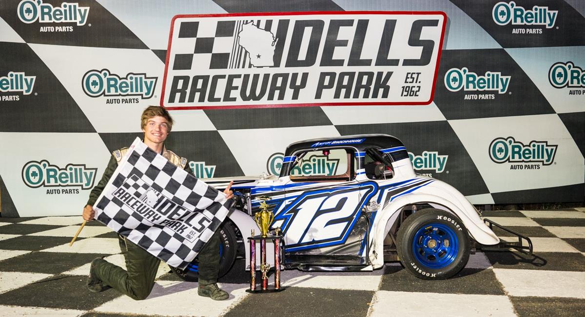 AYRTON BROCKHOUSE DOMINATES DELLS GNL INEX LEGENDS