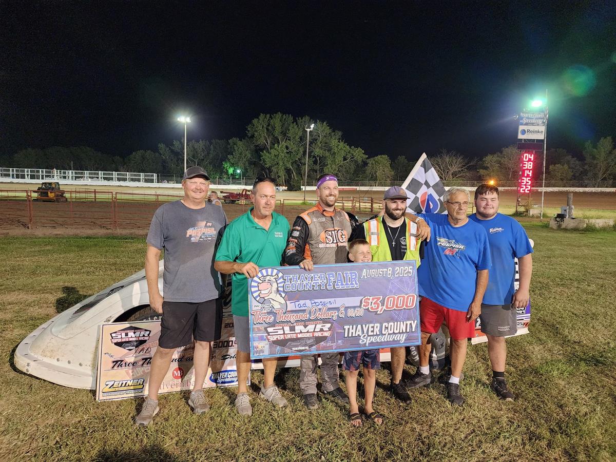 Thayer County Speedway (Deshler, NE) – Malvern Bank West Series – August 8th, 2025.