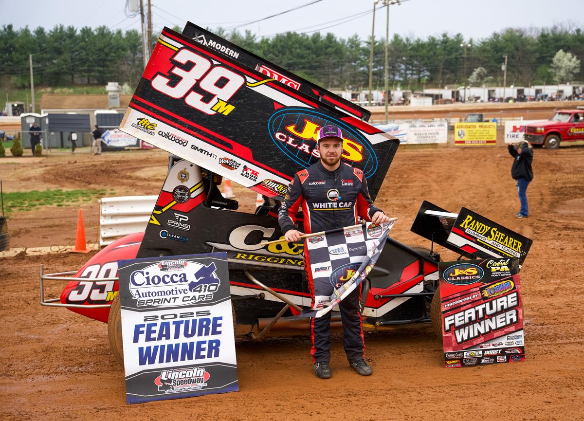 MACRI CAPTURES FEATURE WIN; Nash Ely Scores First Career 358 Sprint Car Victory