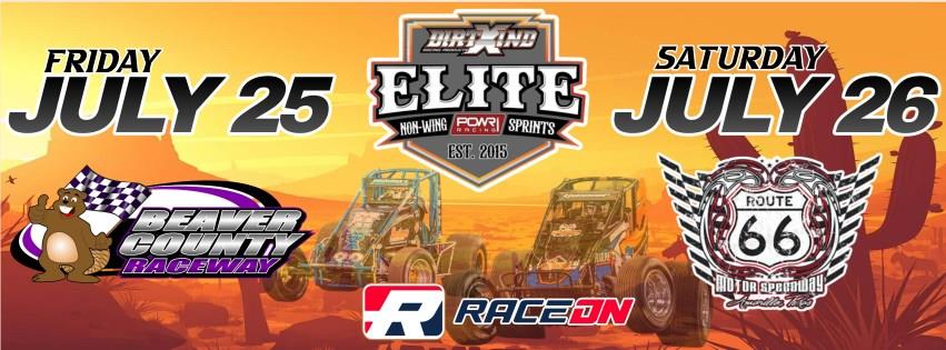 POWRi Elite Non-Wing Sprints at Beaver County Raceway & Route 66 Motor Speedway