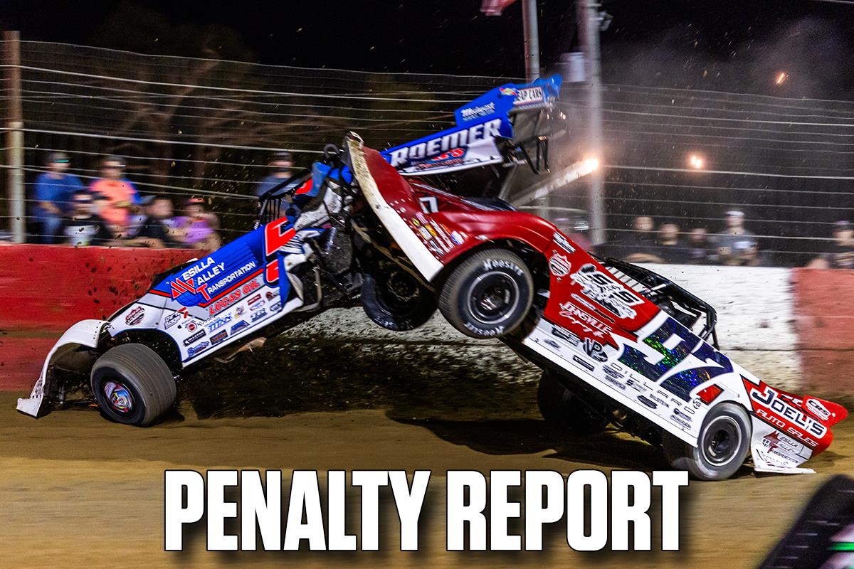 Penalty Report: Dillard Suspended Following Incident at Batesville Motor Speedway