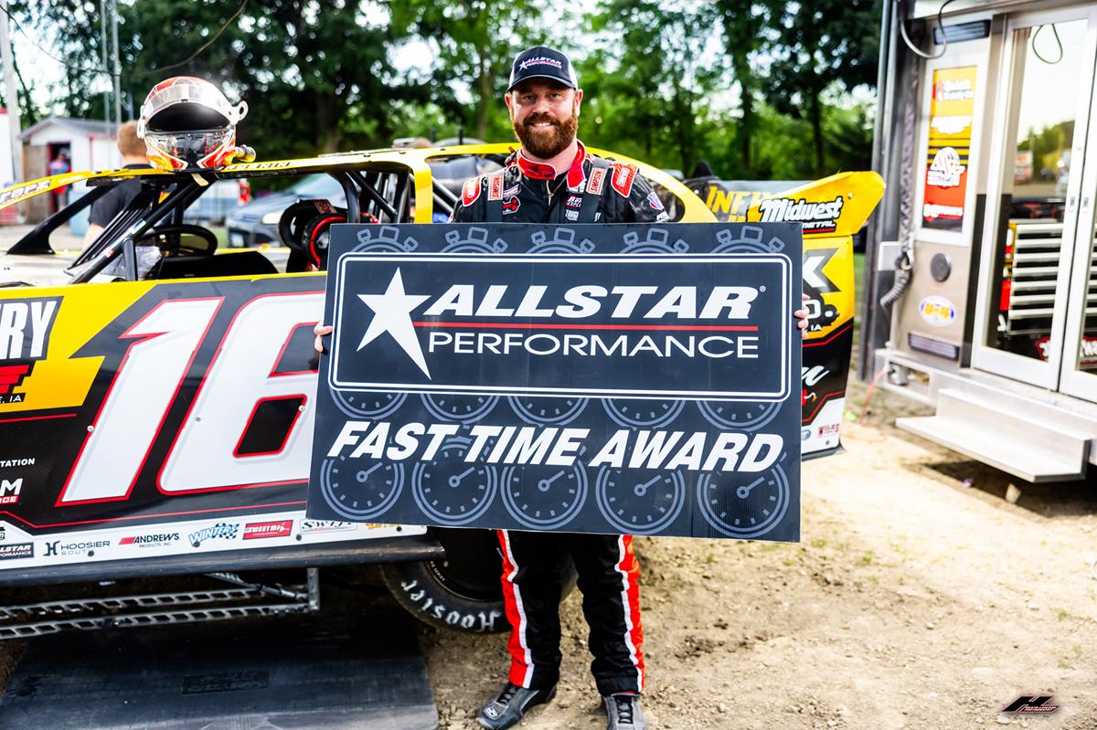 34 Raceway (West Burlington, IA) – Lucas Oil Late Model Dirt Series – July 10th, 2025. (Heath Lawson Photo)