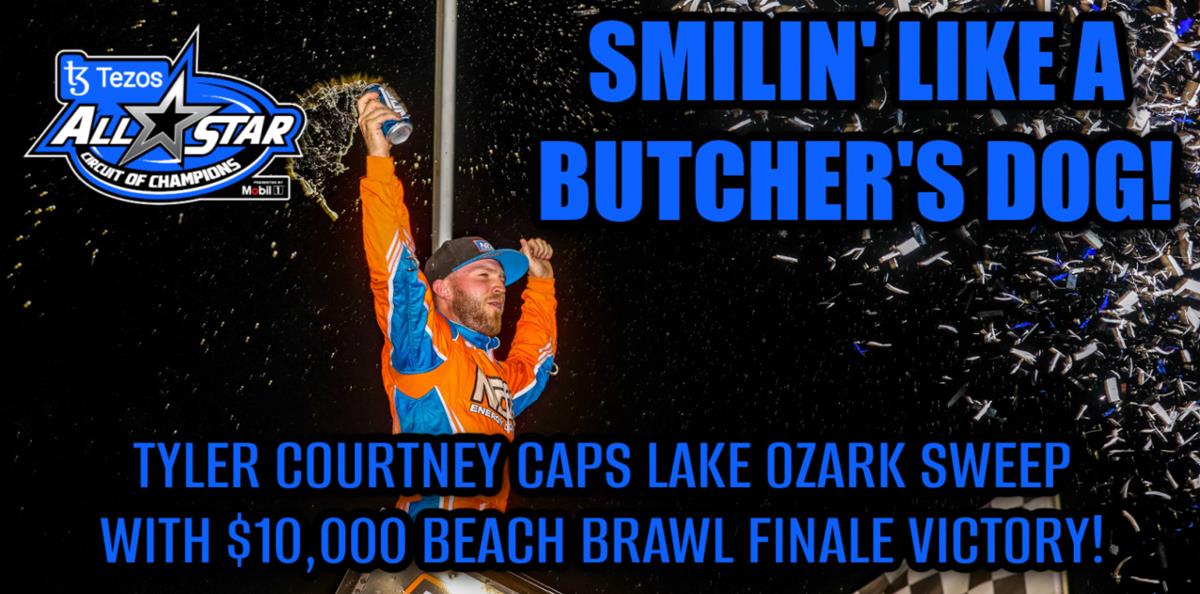 Tyler Courtney caps Lake Ozark sweep with $10,000 Beach Brawl finale victory