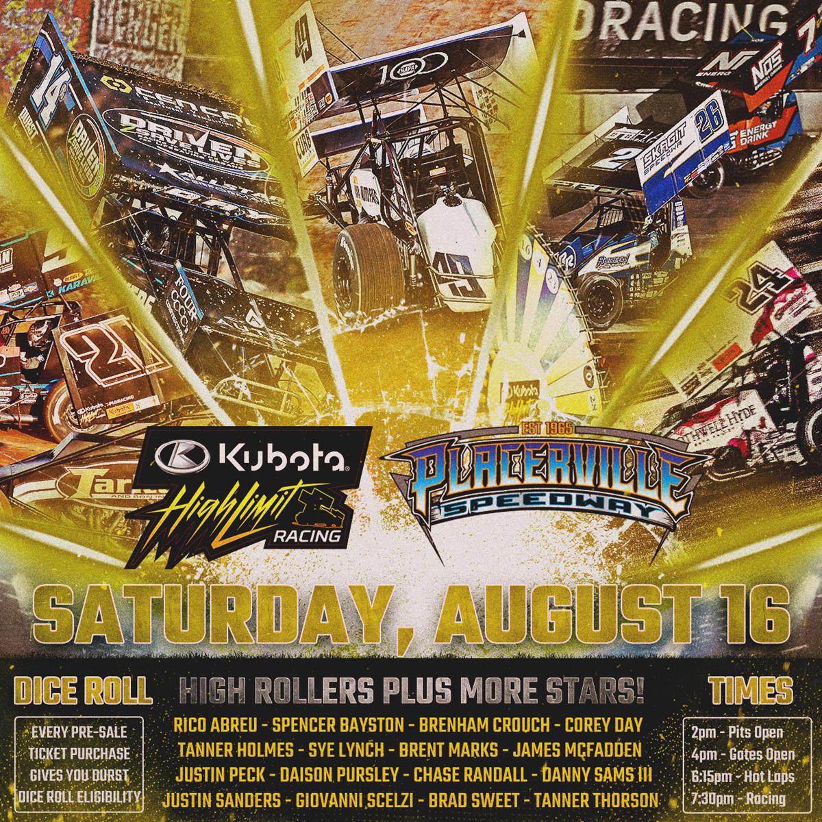 Kubota High Limit Racing at Placerville