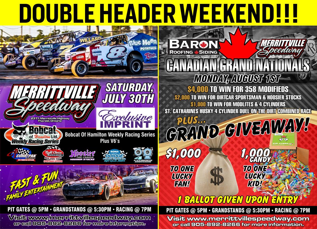 Civic Holiday Doubleheader Up Next at Merrittville