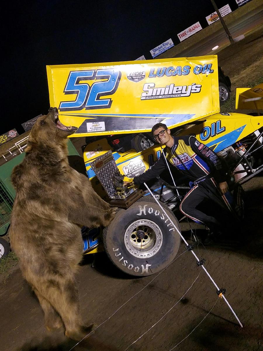 Blake Hahn Wins Night 1 of the Lucas Oil ASCS Grizzly Nationals