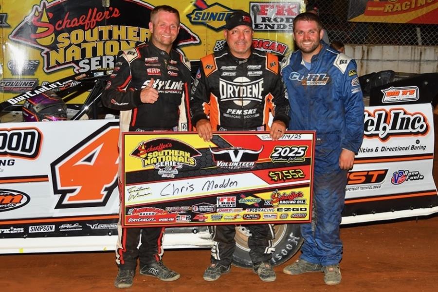 Volunteer Speedway (Bulls Gap, TN) – Schaeffer's Oil Southern Nationals Series – Scott Sexton Memorial – July 14th, 2025. (Michael Moats photo)