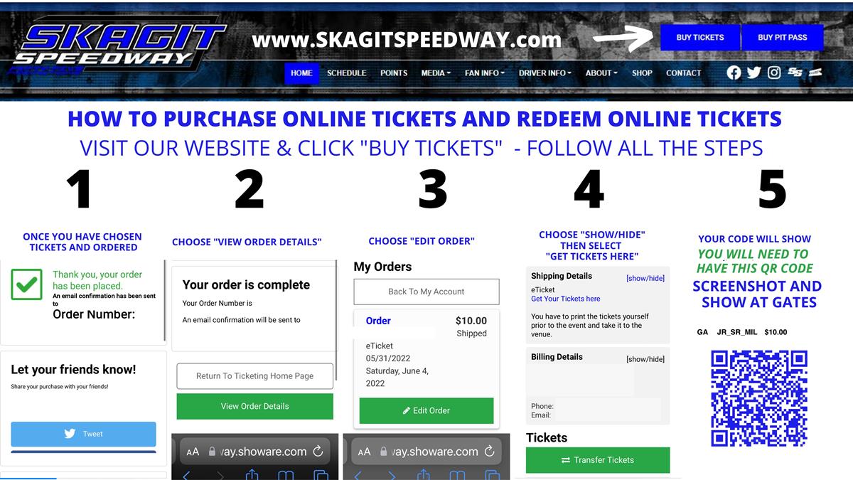 ONLINE TICKETS - HOW TO