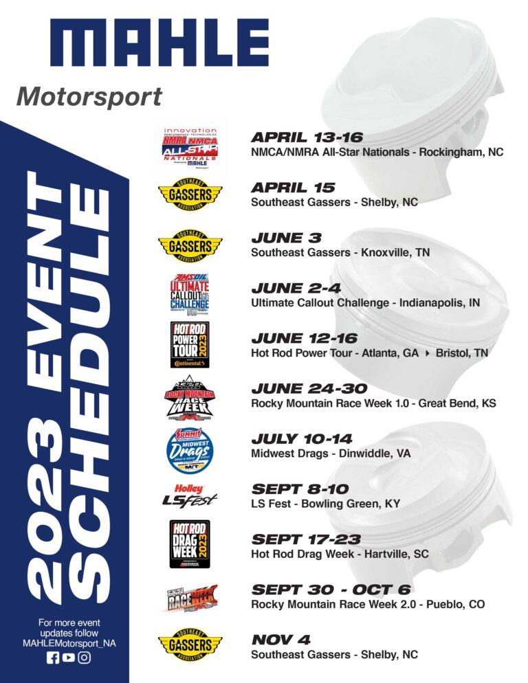 MAHLE Motorsport Expands Event Schedule, SEGA Sponsorship
