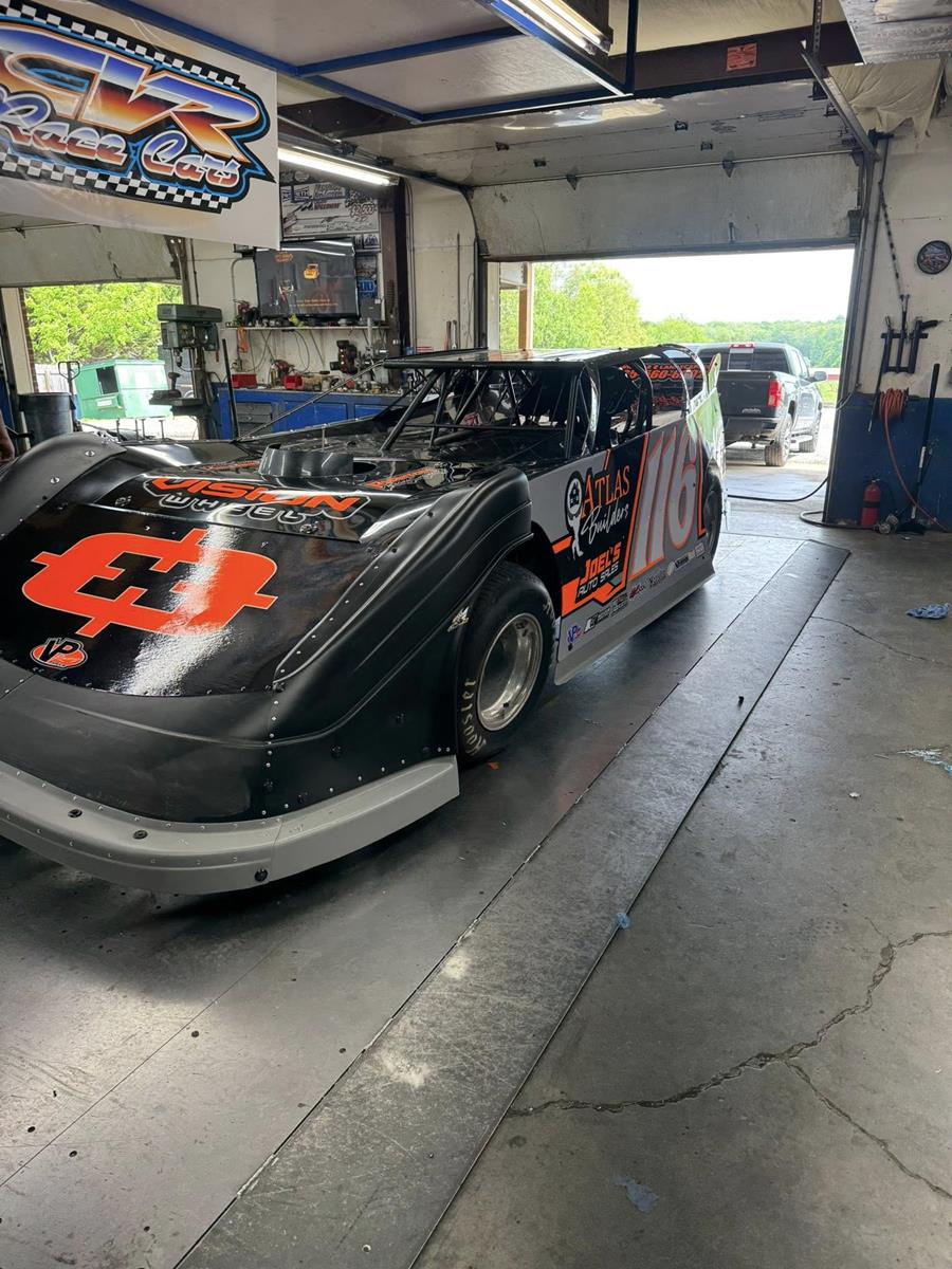 Cameron's 2025 ride sitting in the shop.