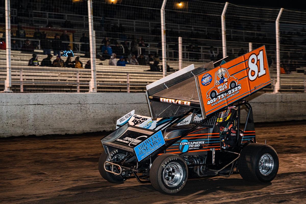 Dover Advances Into Huset’s High Bank Nationals Main Event at Huset’s Speedway