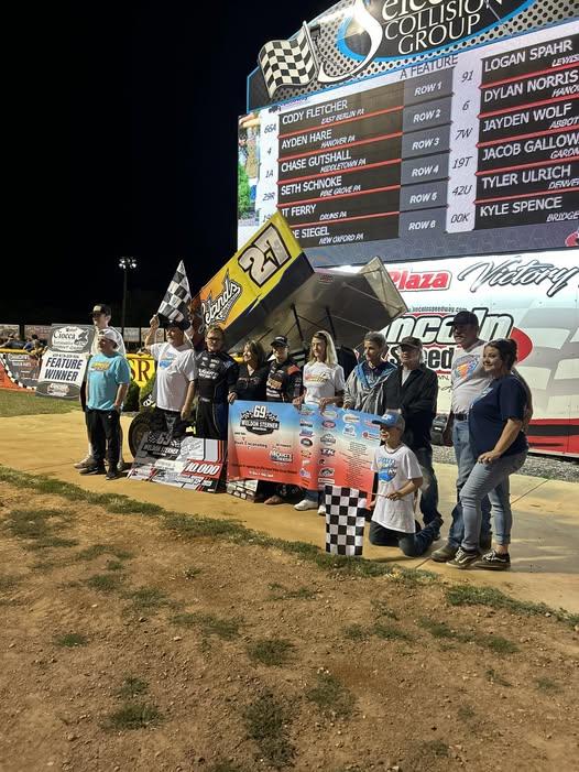 WAGAMAN CAPTURES $10,000 WELDON STERNER MEMORIAL FEATURE AT LINCOLN SPEEDWAY: Norris Racks Up Fifth 358 Sprint Victory of the Season at Lincoln and Cl