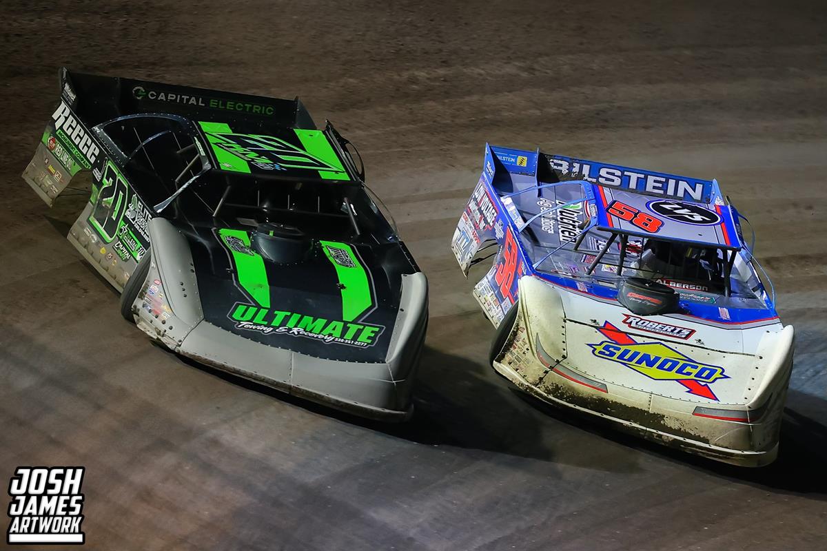 Volusia Speedway Park – World of Outlaw Late Model Series – DIRTcar Sunshine Nationals – January 24-25th, 2025. (Josh James Artwork)