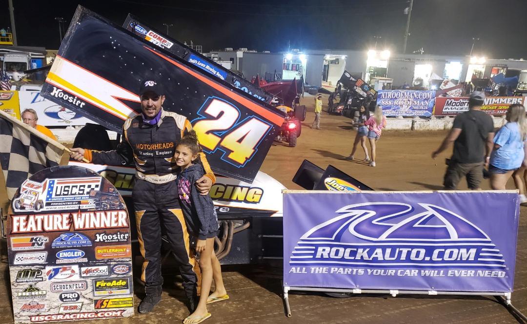 Danny Martin, Jr. survives for win at East Alabama Motor Speedway on Saturday 6/20