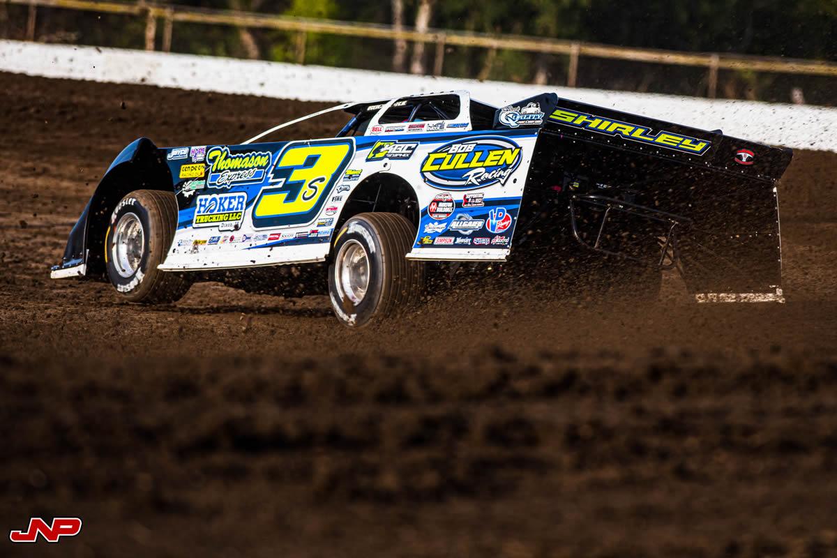 Shirley charges to runner-up finish at Davenport Speedway