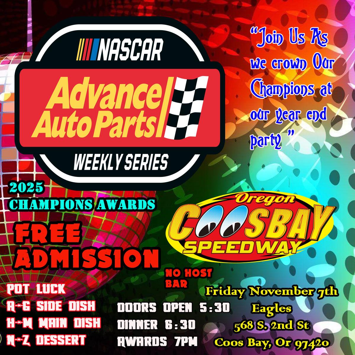 NASCAR Weekly Series Banquet Date Announced