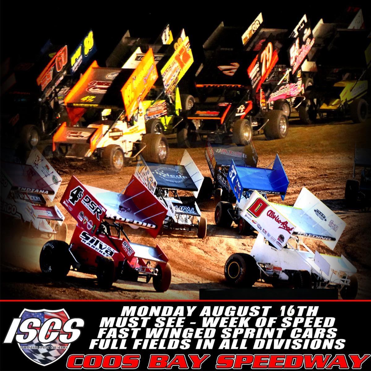 ISCS Week Of Speed Monday August 16th