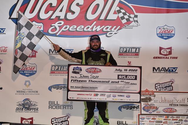 JOHNNY SCOTT GETS BIGGEST WIN OF HIS CAREER IN DIAMOND NATIONALS VICTORY