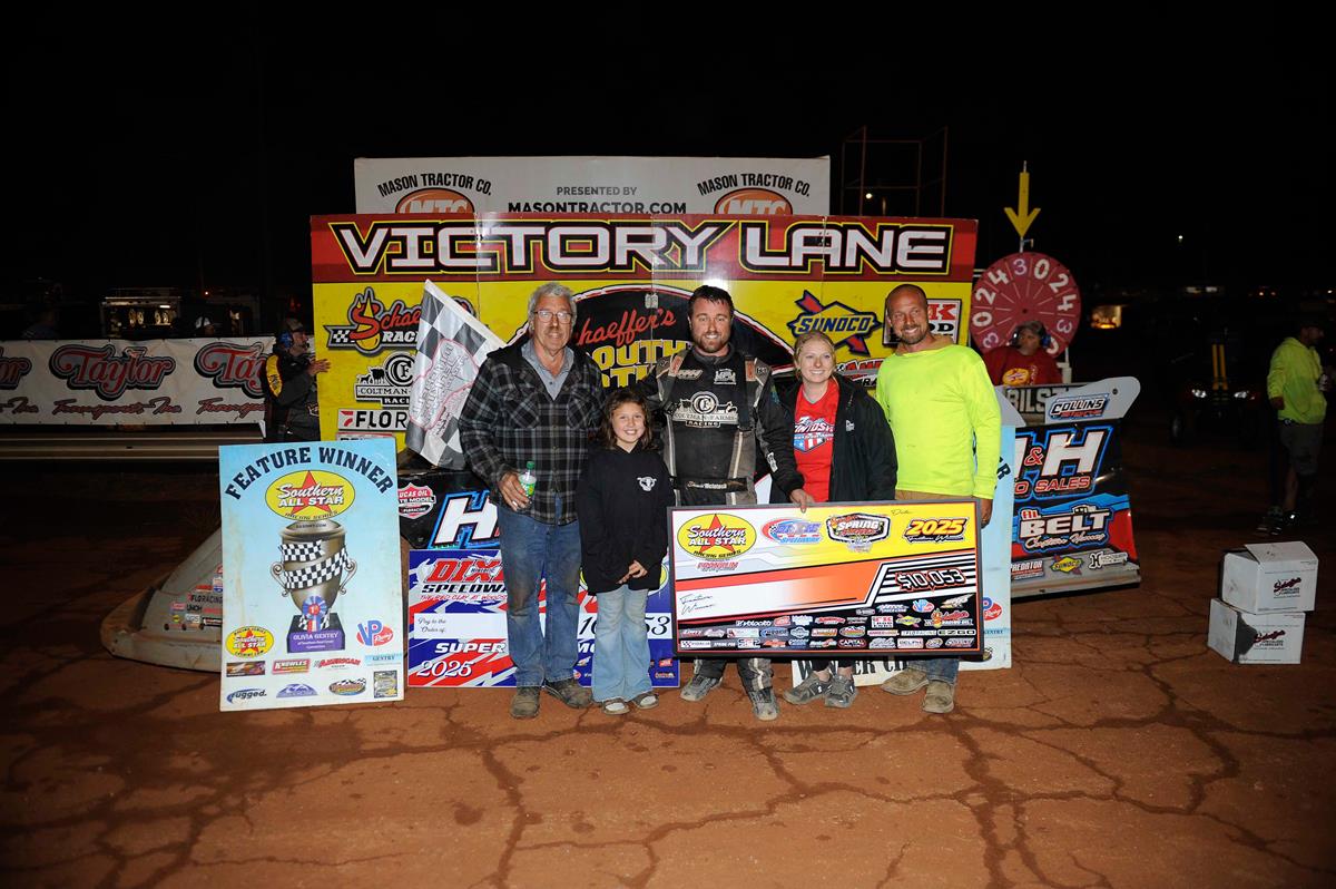 McIntosh Shatters Dixie Speedway Record, Wins $10,053 Southern Nationals Feature with Buick