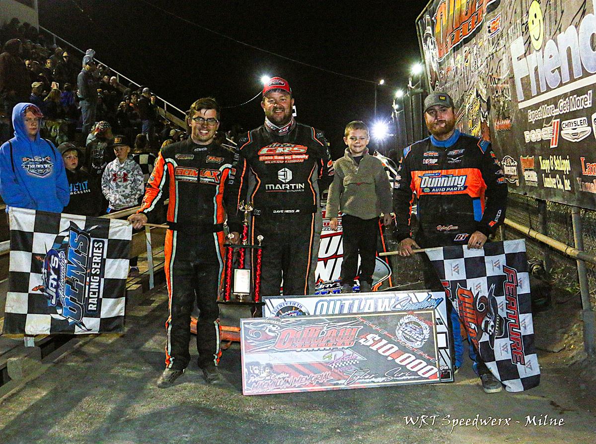 Outlaw Speedway (Dundee, NY) – Jay's Automotive United Late Model Series – MacMillan Memorial – September 12th, 2025. (B & T Milne Photography)