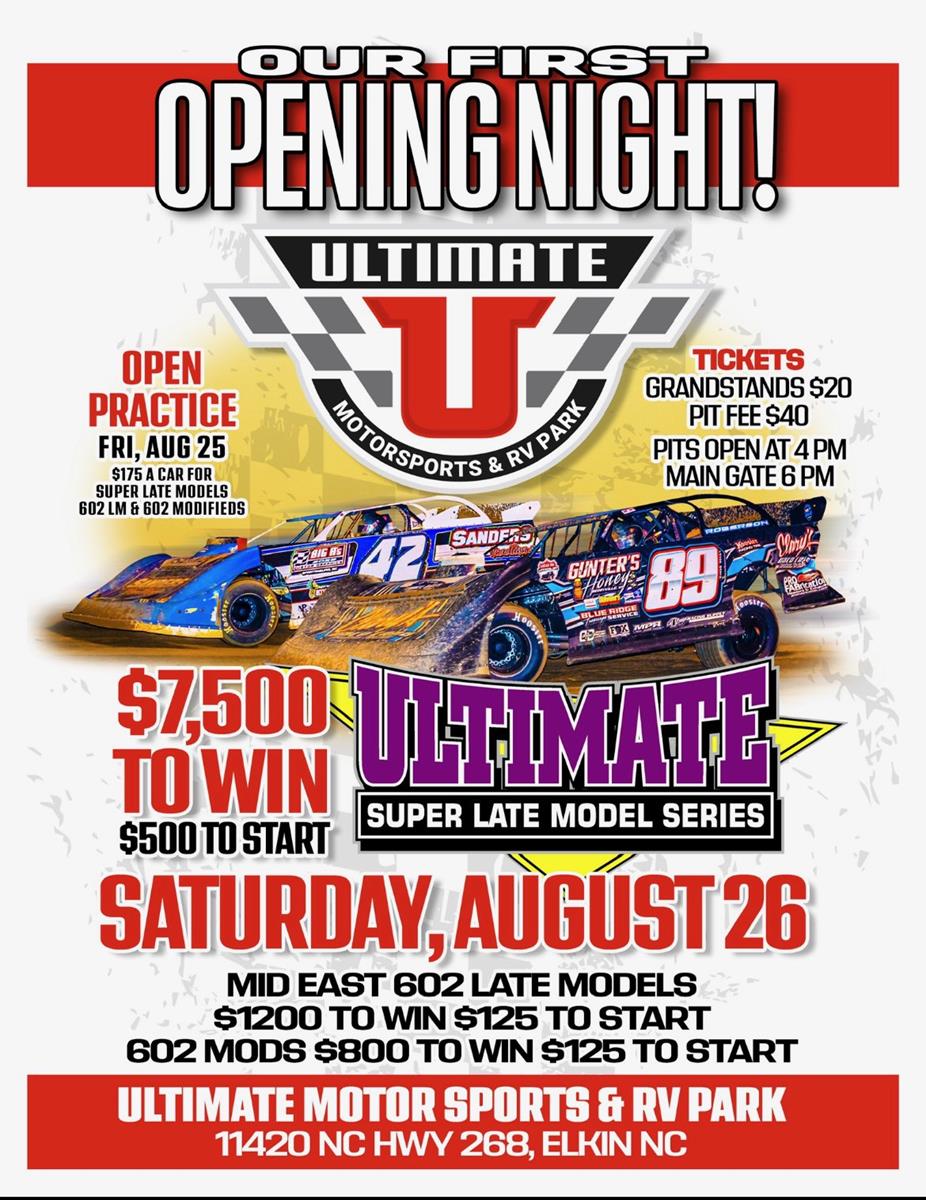 Grand Re-Opening Ultimate Super Late Models