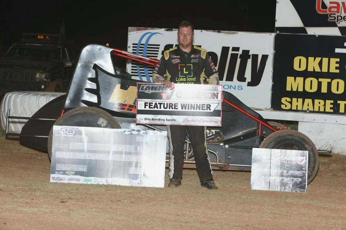 Shane Cockrum Lands First ASCS Elite Non-Wing Win At Lawton