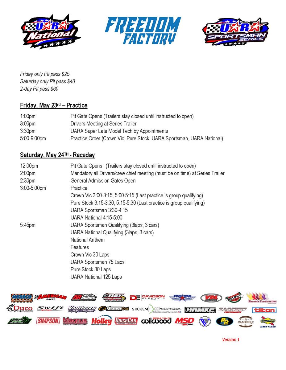 5.24.25 Schedule