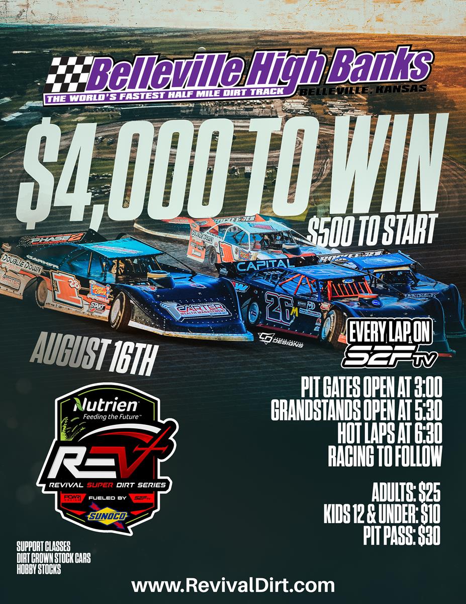 REVIVAL HEADS TO THE HISTORIC BELLEVILLE HIGH BANKS