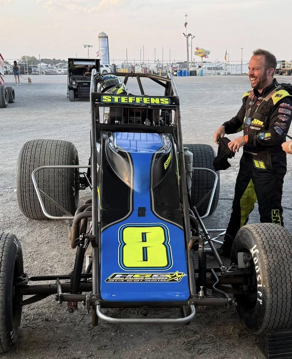 Steffens concludes USAC Silver Crown campaign with major charge at Eldora