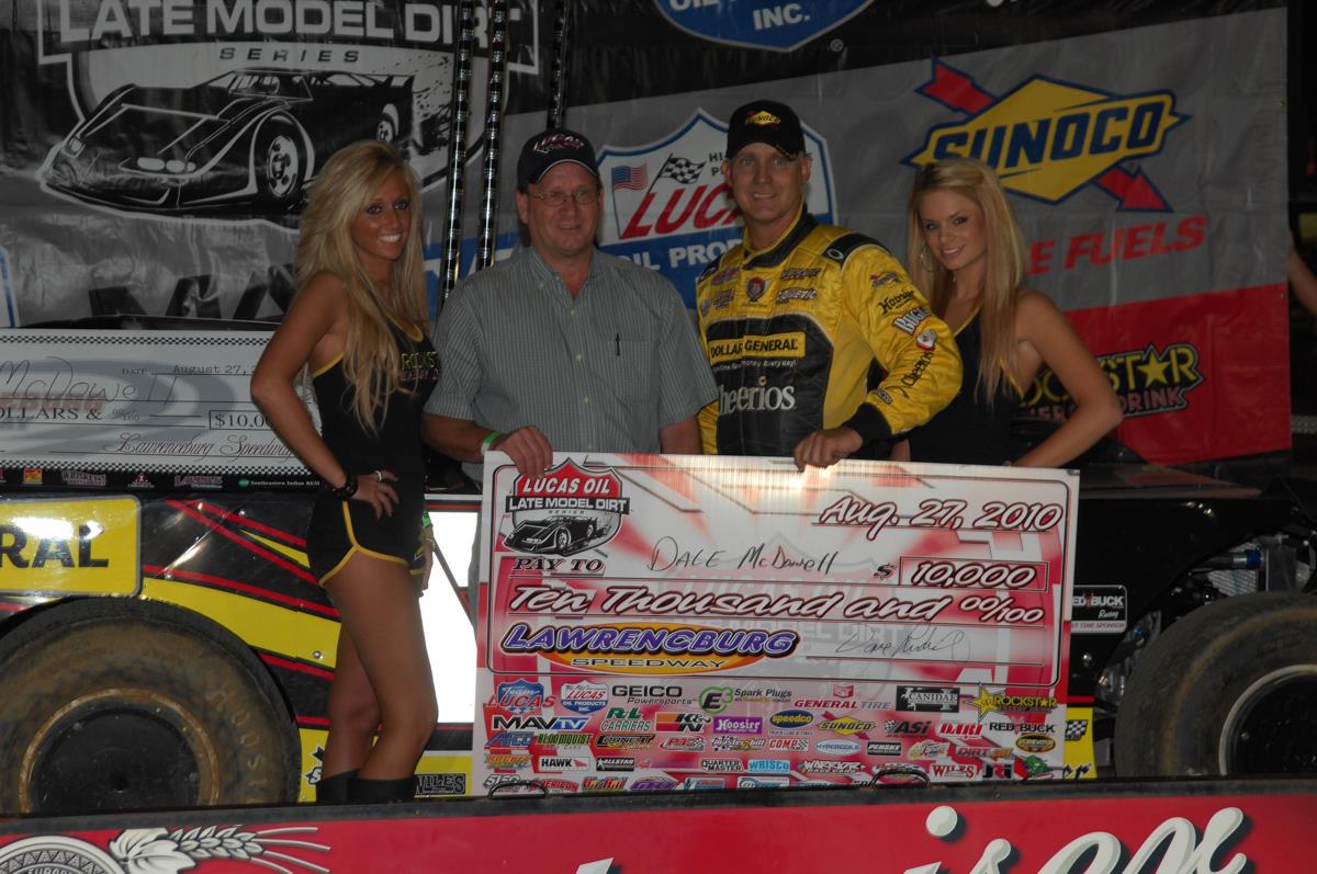 McDowell Takes First Series Win of the Season at Lawrenceburg