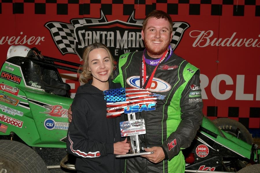 Roa wins USAC/CRA Doug Fort Memorial at Santa Maria