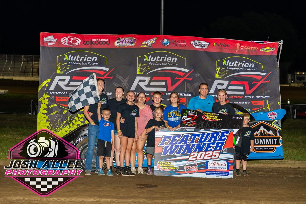 Kylan Garner and Aaron Marrant take Missouri Wins with REV Super Late Models