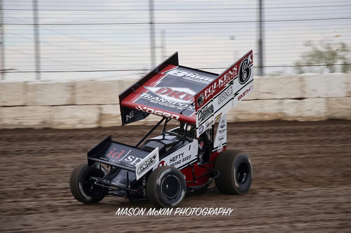 Kaleb Johnson Makes World of Outlaws Main Event During Season Opener