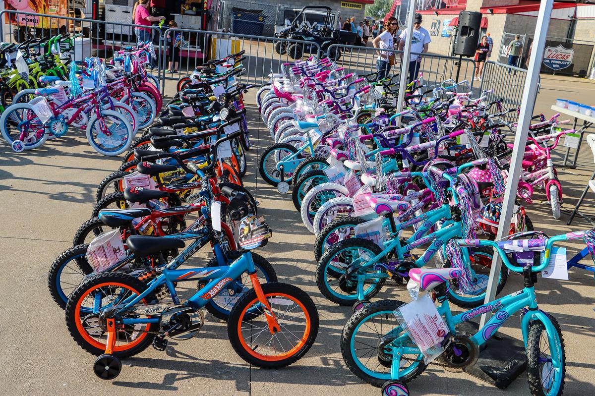 Lucas Oil Speedway seeking bicycles for annual Kids' Night at the Races