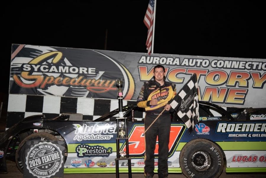 Alberson takes home $10,000 payday in Harvest 50 at Sycamore Speedway